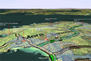 Real-time visualization of geospatial features through integration of GID with a realistic 3D terrain dynamic visualization system thumbnail