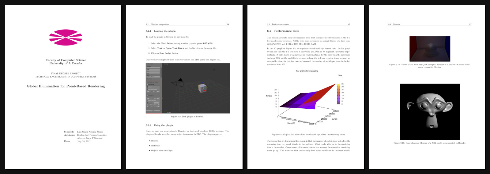 Global Illumination for Point-Based Rendering teaser