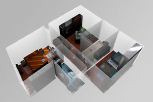Automatic modeling of cluttered multi-room floor plans from panoramic images thumbnail